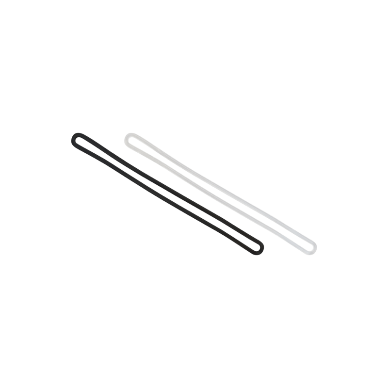 Flexible Plastic Loop Strap - 152 mm black (100 gab.)