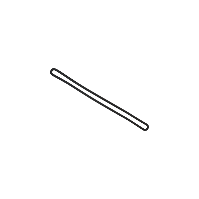 Flexible Plastic Loop Strap - 152 mm black (100 gab.)