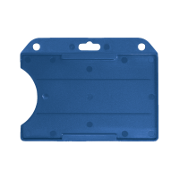 Horizontal Open Face One-Card Holder BLUE