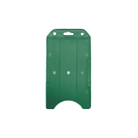 Vertical Open Face One-Card Holder GREEN